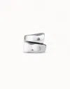 Unode50 Spiral Shape Ring In Silver