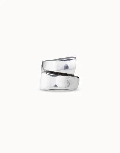 Unode50 Spiral Shape Ring In Silver