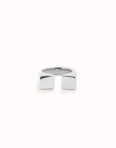Unode50 Square‑shape Ring In Silver