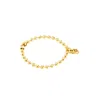 Unode50 Sterling Silver And 18k Gold-plated Ball Shaped Bracelet In Gold