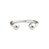 Unode50 Sterling Silver And 18k Gold Zen Metal Bracelet In Metallic