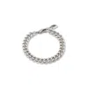 Unode50 Sterling Silver Chain Metal Clad Bracelet In Multi