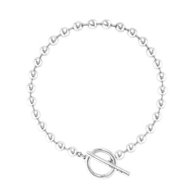 Unode50 Sterling Silver Circle Logo Necklace