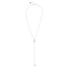 Unode50 Sterling Silver Clasp Long Necklace In Silver