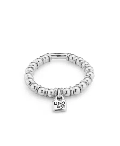 Unode50 Sterling Silver Metal Alloy Elastic Bracelet