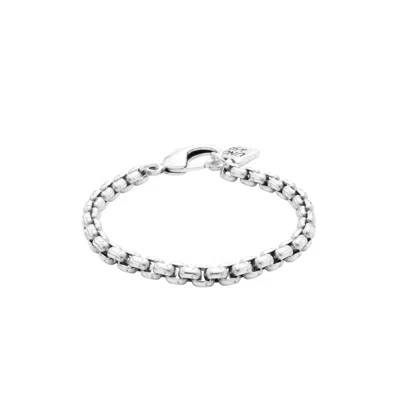 Unode50 Sterling Silver Metal Chain Bracelet