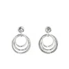 Unode50 Sterling Silver Metal Hoop Earrings In Silver