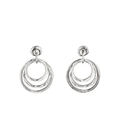 Unode50 Sterling Silver Metal Hoop Earrings