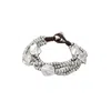 Unode50 Sterling Silver Multi-strand Bracelet In Silver