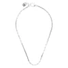 Unode50 Sterling Silver Padlock Charms Necklace In Silver