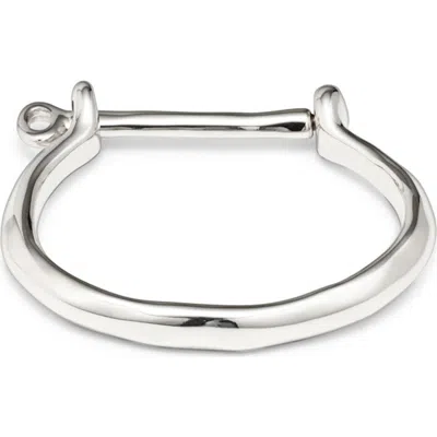 Unode50 Sterling Silver-plated Bangle Bracelet