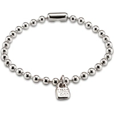 Unode50 Sterling Silver-plated Beaded Bracelet