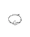 Unode50 Sterling Silver Plated Beaded With A Pearl Bracelet In Gold