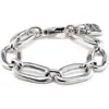 Unode50 Sterling Silver-plated Bracelet In Silver