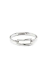 Unode50 Sterling Silver-plated Bracelet With Buckle In Silver