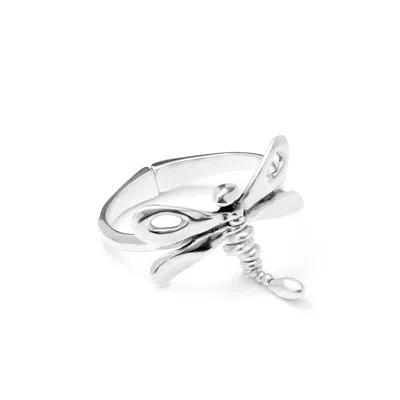 Unode50 Sterling Silver Plated Dragonfly Bracelet