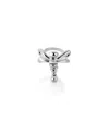 Unode50 Sterling Silver Plated Dragonfly Ring In Silver