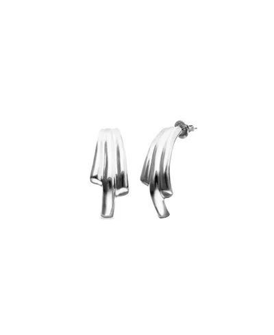Unode50 Sterling Silver Plated Earrings In Pattern