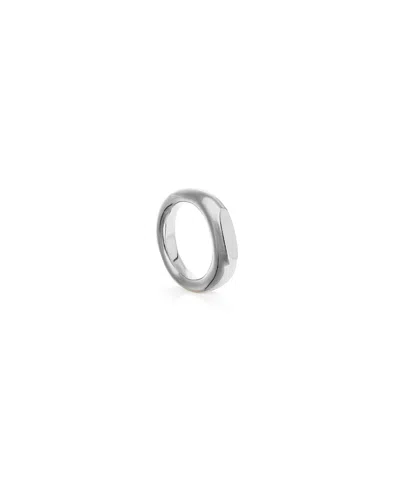 Unode50 Sterling Silver Plated Geometric Ring