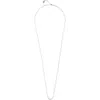 Unode50 Sterling Silver Plated Long Chain In Silver