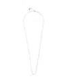 Unode50 Sterling Silver Plated Long Chain In Metallic