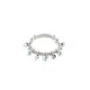 Unode50 Sterling Plated Beaded Bracelet With Charms In Silver