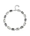 Unode50 Sterling Silver-plated Metal Alloy Clasp Necklace In Metallic