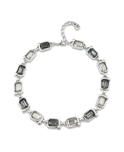 UNODE50 STERLING SILVER-PLATED METAL ALLOY CLASP NECKLACE