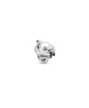 Unode50 Sterling Silver-plated Ring With Pearl In Metallic