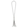 Unode50 Sterling Silver Plated Whip Necklace In Silver