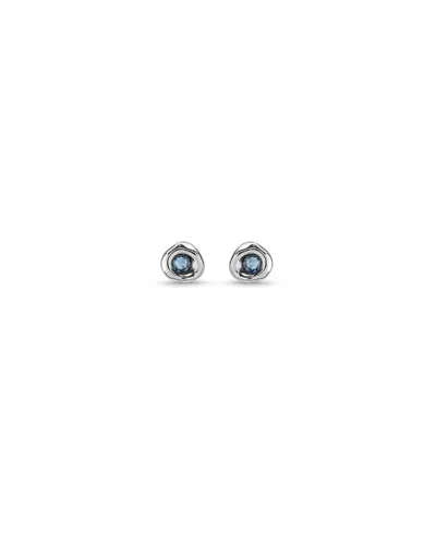Unode50 Sterling Silver Plated With Crystal Earrings
