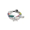 Unode50 Sterling Silver Resin Stones Metal Bracelet In Multicolor