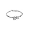 Unode50 Sterling Silver Rounded Bead Bracelet In Silver