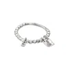 Unode50 Sterling Silver Tubular Piece Beads Bracelet In Silver