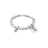Unode50 Sterling Silver Tubular Piece Beads Message Bracelet In Silver