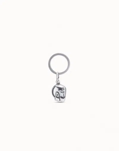 Unode50 Sterling Silver-plated Helmet Key-ring