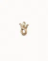 Unode50 Taurus Shaped Charm In Gold