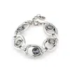 Unode50 Tonal Crystal Link Bracelet In Metallic