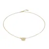 Unode50 Topaz Medallion Chain Necklace In Gold