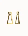 Unode50 Triangular Earrings In Gold