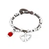 Unode50 Triple-wrap Leather Charm Bracelet In Brown