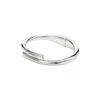 Unode50 Tubular Shaped Hidden Spring Bracelet In Silver