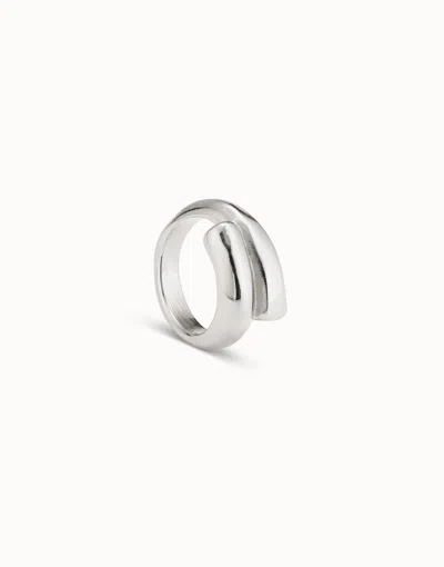 Unode50 Tubular Shaped Ring In Silver