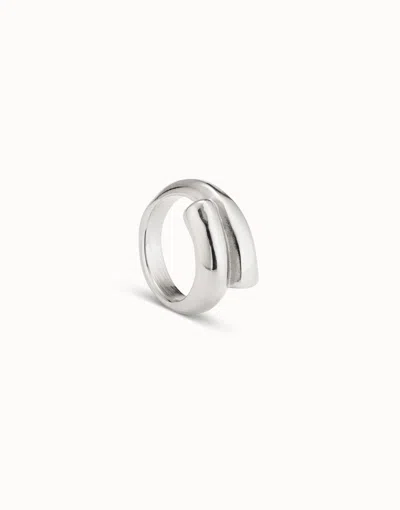 Unode50 Tubular Shaped Ring In Silver