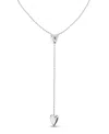 Unode50 Two Hearts Metal Alloy Chain In Silver