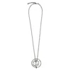 Unode50 Unode 50 Sterling Silver Mother Of Pearl Pendant Necklace In Silver