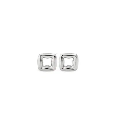 Unode50 Women's Femme Fatale Earrings Silver