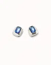Unode50 Blue Stud Crystal Earrings