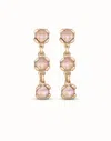 UNODE50 WOMEN'S SUBLIME EARRINGS IN PINK/GOLD