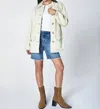 Unpublished Ari Chore Jacket In Beige In White